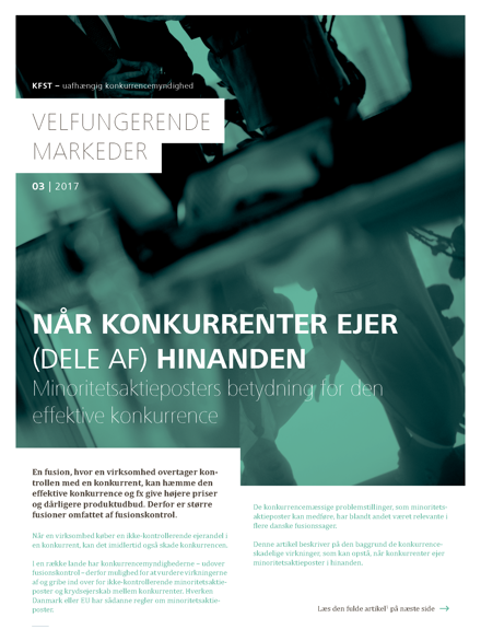 Når konkurrenter ejer (dele af) hinanden