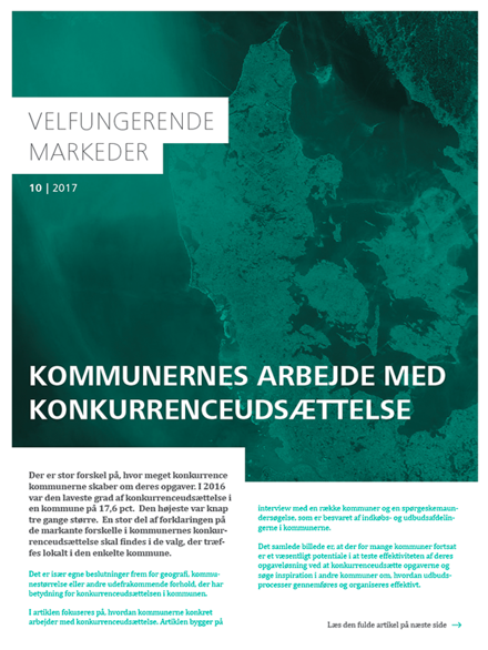 Kommunernes arbejde med konkurrenceudsættelse