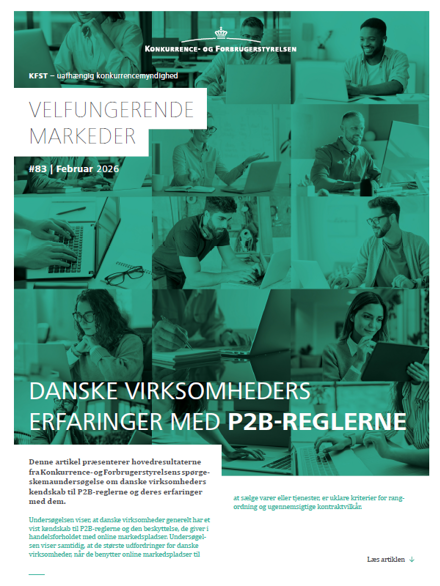 Danske virksomheders erfaringer med P2B-reglerne