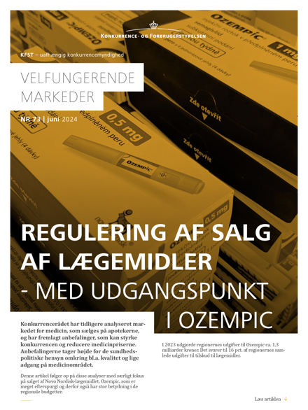 Regulering af salg af lægemidler – med udgangspunkt i Ozempic