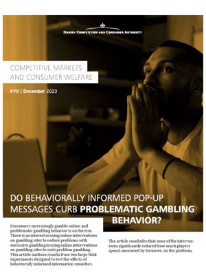 Article image for "Do Behaviorally Informed Pop-up Messages Curb Problematic Gambling Behavior"