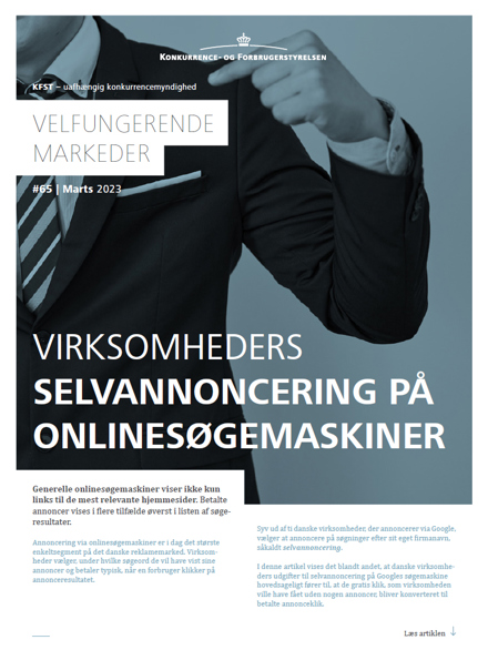 Virksomheders selvannoncering på onlinesøgemaskiner
