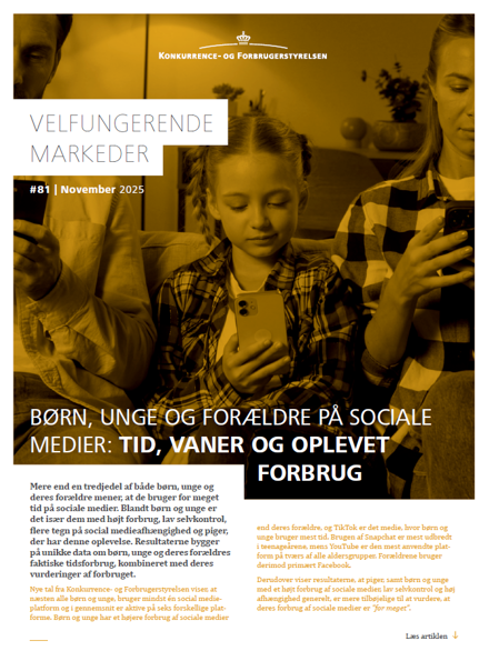  Børn, unge og forældre på sociale medier: Tid, vaner og oplevet forbrug